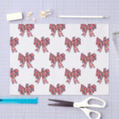 Christmas Kariert Tartan Bow Seidenpapier (Handwerk)