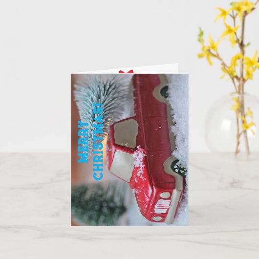 Christmas Karte (Gelbe Blume)