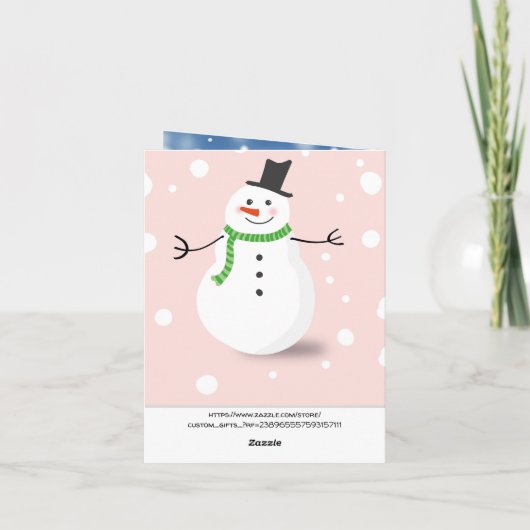 Christmas Karte (Rückseite)