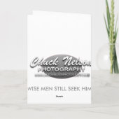 CHRISTMAS-KARTE #4 FEIERTAGSKARTE (Rückseite)