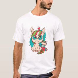 Christmas Kawaii Unicorn T-Shirt