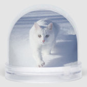 Christmas, Keepsake, or Memorial Custom Pet Photo Schneekugeln (Rückseite)