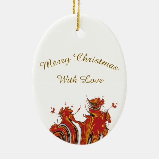 CHRISTMAS KERAMIK ORNAMENT (Hinten)