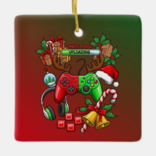 Christmas Keramikornament (Vorderseite)