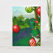 Christmas Kereru Postcard Karte (Vorderseite)