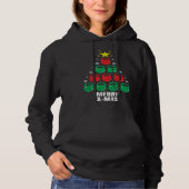 Christmas Kettlebells Tree Holiday Workout Hoodie (Vorderseite)