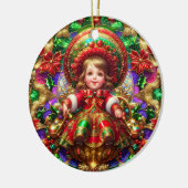 CHRISTMAS ~ Kind 19. Jahrhundert ~ Keramik Ornament (Links)