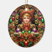CHRISTMAS ~ Kind 19. Jahrhundert ~ Keramik Ornament (Links)