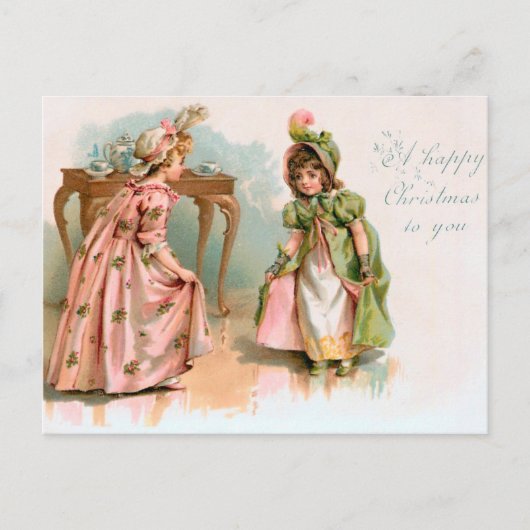 CHRISTMAS KINDER POSTKARTE (Vorderseite)