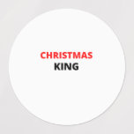 CHRISTMAS KING KINDERETIKETTEN<br><div class="desc">CHRISTMAS KING</div>