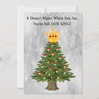 CHRISTMAS KING TREE - JAILMATECARDS.CO.UK FEIERTAGSKARTE