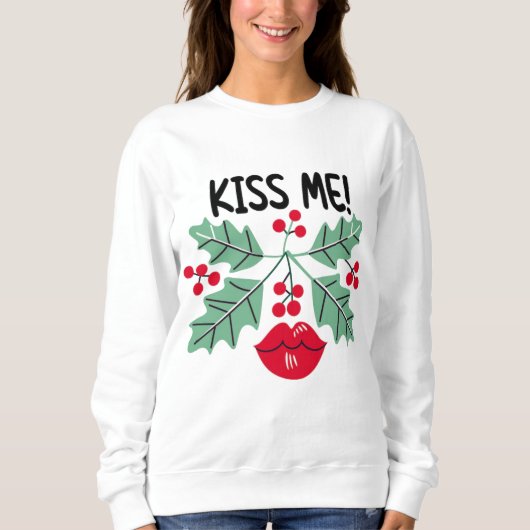 Christmas Kiss 2025 Funny Cool T-Shirt Gift Sweatshirt (Vorderseite)