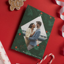 Christmas Kiss Mistletoe Romantic Foto Diamond