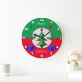 Christmas Kitchen Clock Große Wanduhr (Zuhause)