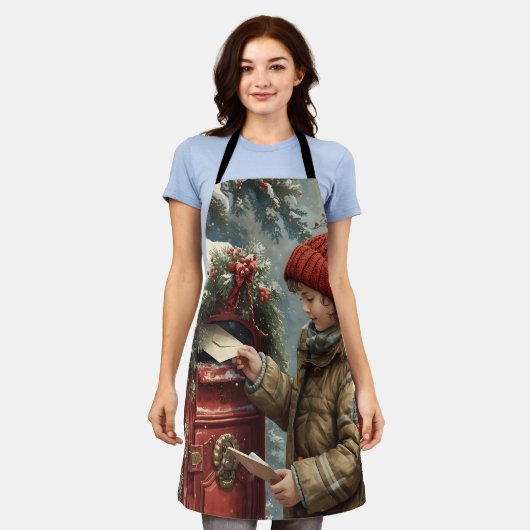 Christmas kitchen cozy festive cooking wear schürze (Getragen)