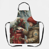 Christmas kitchen cozy festive cooking wear schürze (Vorderseite)