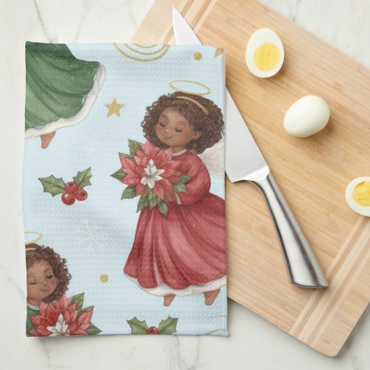 Christmas kitchen towel geschirrtuch (Viertel Falte)