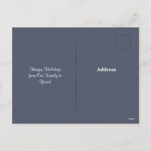 Christmas Kitten Gruß Urlaub Postkarte (Rückseite)