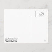 Christmas Kitten Handroll Feiertagspostkarte (Rückseite)