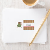 Christmas Kitty Address Mailing Labels Adressaufkleber (Insitu)
