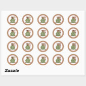 Christmas Kitty Cat Umschlag Aufkleber Stickers (Blatt)