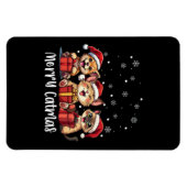Christmas Kitty Cats Merry Catmas Magnet (Horizontal)