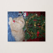 Christmas Kitty Foto Puzzle (Horizontal)