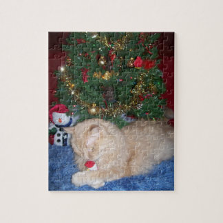 Christmas Kitty Foto Puzzle