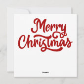 Christmas Kitty Grußkarte Feiertagskarte (Rückseite)