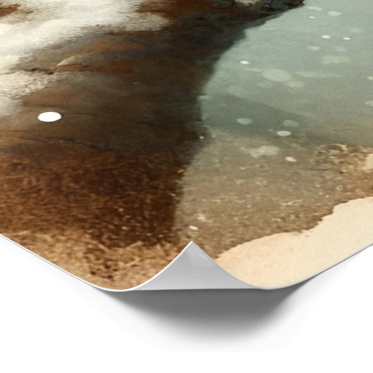 Christmas Kitty Poster (Ecke)