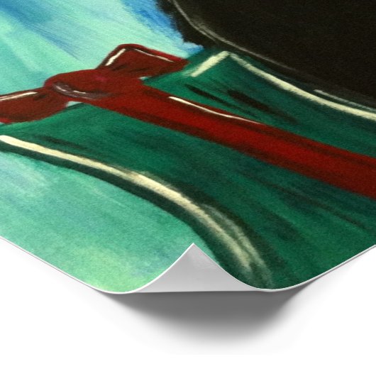 Christmas Kitty Poster (Ecke)