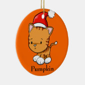 Christmas Kitty "Pumpkin" Ornament (Rechts)