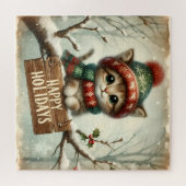 Christmas Kitty Puzzle (Horizontal)