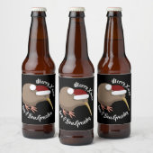 Christmas Kiwi Bierflaschenetikett (Flaschen)
