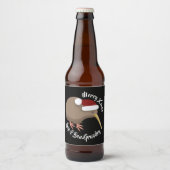 Christmas Kiwi Bierflaschenetikett (Vorderseite)
