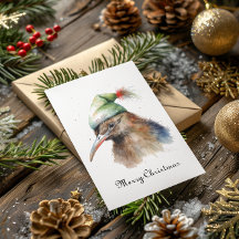 Christmas Kiwi Bird