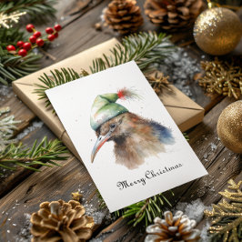 Christmas Kiwi Bird Einladung
