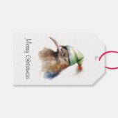 Christmas Kiwi Bird Geschenkanhänger (Vorderseite (Horizontal))