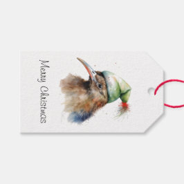 Christmas Kiwi Bird Geschenkanhänger