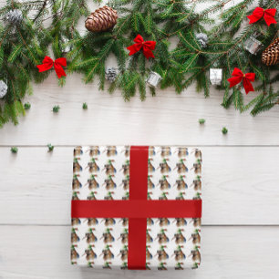 Christmas Kiwi Bird Geschenkpapier