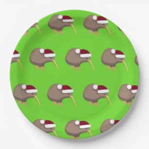 Christmas Kiwi Pappteller