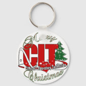 CHRISTMAS Klinischer Laborarzt Schlüsselanhänger (Vorderseite)