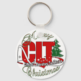 CHRISTMAS Klinischer Laborarzt Schlüsselanhänger