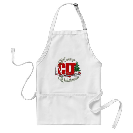 CHRISTMAS Klinischer Laborarzt Schürze (Vorne)