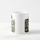Christmas Knit Sweater Coffee & Christma Santa Hat Kaffeetasse (Mittel)