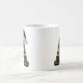 Christmas Knit Sweater Letter A Santa Hat Kaffeetasse (Mittel)