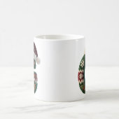 Christmas Knit Sweater Letter G Santa Hat Kaffeetasse (Mittel)