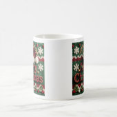 Christmas Knit Sweater Merry Christmas Santa Hat Kaffeetasse (Mittel)