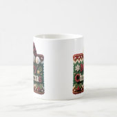 Christmas Knit Sweater Merry Christmas Santa Hat Kaffeetasse (Mittel)