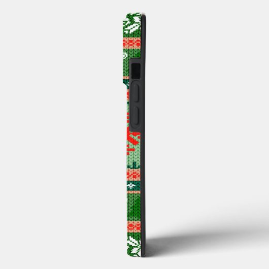 Christmas Knitting Pattern Case-Mate iPhone Hülle (Rückseite / Links)